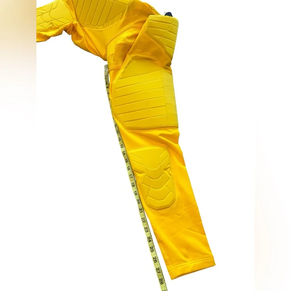 NWOT NIKE Pro Hyperstrong Yellow Padded Football Pants Hip Thigh Knee Pads